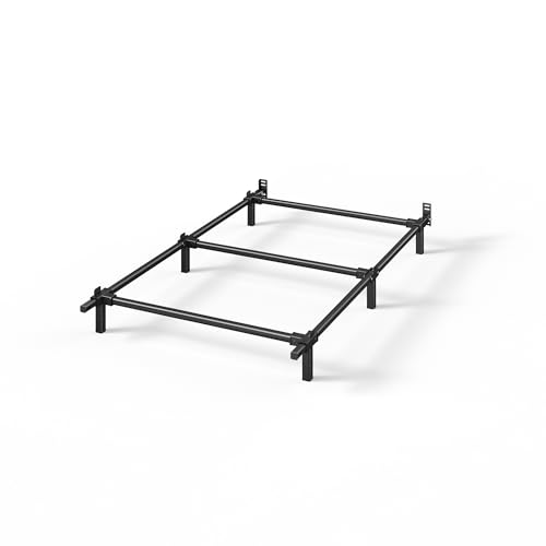Zinus 7 Inch Compack® Metal Bed Frame, Support Bed Frame for Box Spring and Mattress Set, Black, Twin