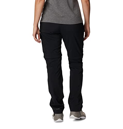 Columbia Women's Silver Ridge Utility Convertible Pant, Black, 14