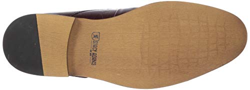 Stacy Adams Men's Desmond Cap Toe Monk Strap Loafer, Cognac, 10 Wide