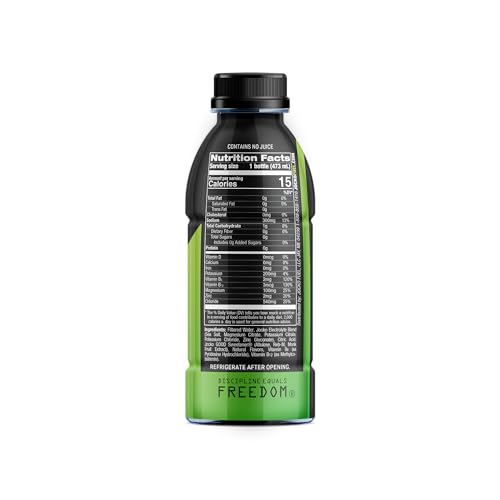 Jocko Fuel Hydrate Electrolyte Drinks - Sports Drink Hydration Amplifier, Thirst Quencher - Scientifically Formulated Electrolyte Blend Blue Raspberry 16 Oz (12 Pack)