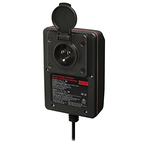 ProMariner 24104 ProTechOne Digital Series 4 Amp Fully Automatic On-board Battery Charger and Maintainer with Integrated AC Inlet