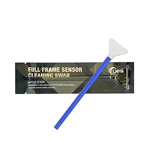 UES FFR24 DSLR Digital Camera Full-Frame Sensor Cleaning Kit, Compatible with Sony, Nikon, Canon Reflex & Mirrorless Camera CCD & CMOS Clean: 14pcs 24mm Full Frame Swabs + 15ml Sensor Cleaner Solution