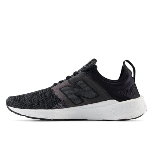 New Balance Men's Fresh Foam X Cruz Artisan V3 Running Shoe, Black/Phantom/Magnet, 10 Wide