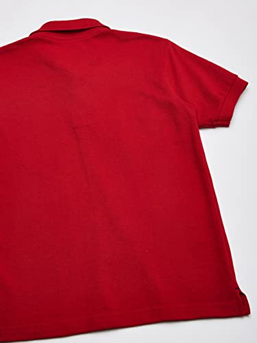 Dickies Big Boys' Short Sleeve Pique Polo Shirt, Black, Small (8)