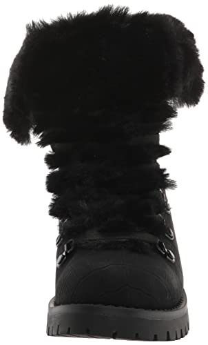 Lugz Women's Adore Fur Classic Chukka Fashion Boot, Black, 11, M