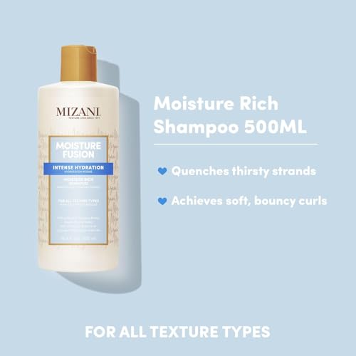 Mizani Moisture Fusion Moisture Rich Shampoo, 16.9 Fl Oz