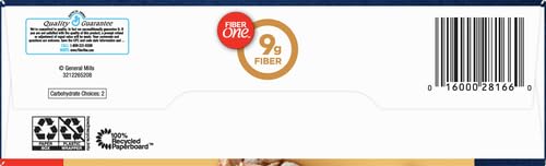 Fiber One Chewy Bars, Oats & Chocolate, Fiber Snacks, 14.1 oz, 10 ct