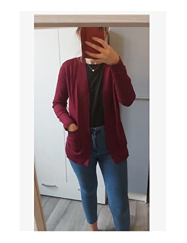 REDHOTYPE Women's Cardigan Sweater Open Front Summer Lightweight Cardigans With Pockets(S-XL)