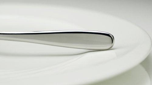 Fortessa Grand City 18/10 Stainless Steel Flatware, 5 Piece Place Setting, Service for 1 , Silver -