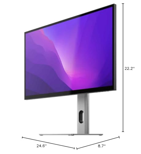 ALOGIC Clarity 27” 4K UHD LCD Monitor | USB-C 90W Power Delivery | 16:9 Silver & Black | Adjustable Stand
