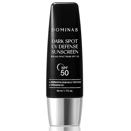 Dark Spot Korean Sunscreen (1.7fl oz) - No White Cast, NON - Greasy, SPF 50 UV Defense Hydrating Sunblock, Lightweight Protection Sunblock for Face & Body. Korean Skin Care. Niacinamide, Panthenol.