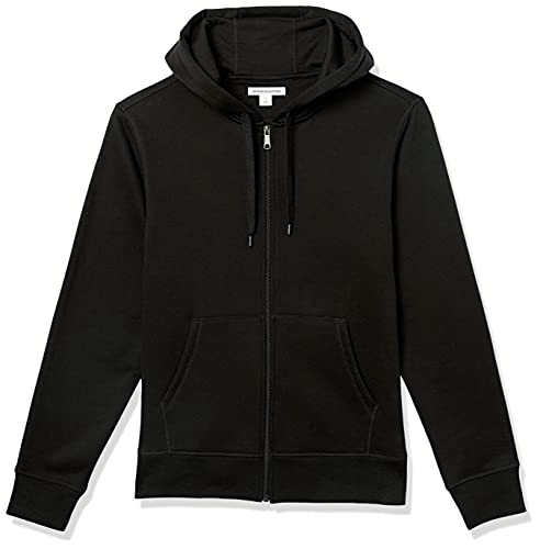 Amazon Essentials Men's Full-Zip Fleece Hoodie (Available in Big & Tall), Olive Heather, Small