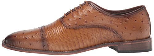 Stacy Adams Men's Rodano Cap Toe Oxford, TAN, 11 Wide