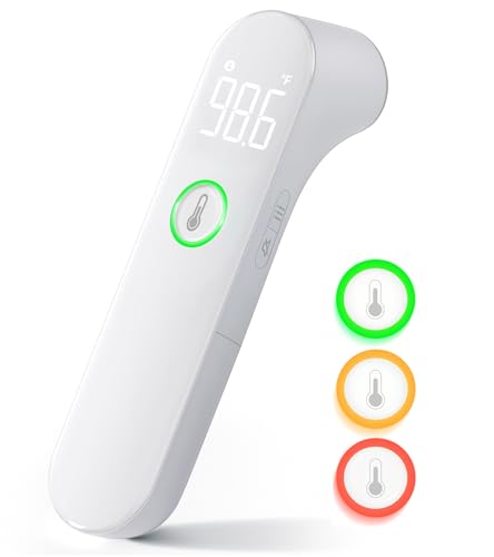 Thermometer for Adults and Kids, Fast Accurate Baby Thermometer with Fever Alarm & Mute Mode, FSA eligible, Lifetime Support -Take Quick Temperature Easily