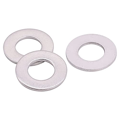 1 inch (4 pcs) Stainless Steel Flat Washers, 304 Stainless Steel 18/8 Large Series Plain Washers, Wide Type, ASME/ANSI B18.22.1(USS)