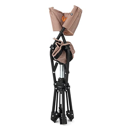 ARROWHEAD OUTDOOR 360° Degree Swivel Hunting Chair Stool Seat, Perfect for Blinds, No Sink Feet, Supports up to 450lbs, Carrying Case, Steel Frame, Fishing, High-Grade 600D Canvas, USA-Based Support