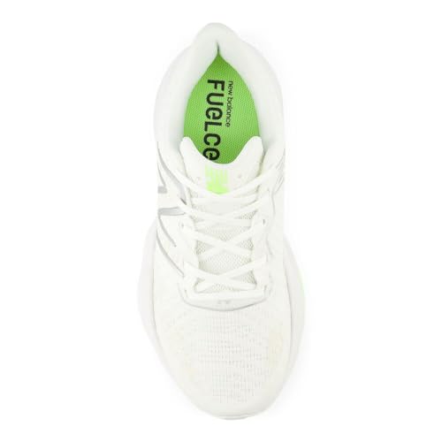 New Balance Women's FuelCell Shift TR V2 Cross Trainer, White/Sea Salt/Bleached Lime Glo, 8 Wide