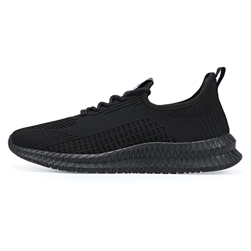 Men's Road Running Shoes Fashion Sneakers Ultra Light Mesh Walking Shoes Breathable Comfortable Casual Knit Workout Shoes Lightgrey size14