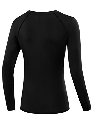 NELEUS Women's 3 Pack Workout Gym Yoga Shirt Athletic Running Shirts,8021,Black,Grey,Navy Blue,M