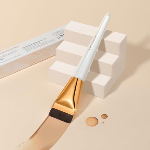 docolor Flat Foundation Brush for Liquid Makeup,Ultra Thin Liquid Foundation Brush Premium Makeup Face Brush for Blending, Cream, Thin Foundation Brush Makeup Tool Face Foundation Flat Brush