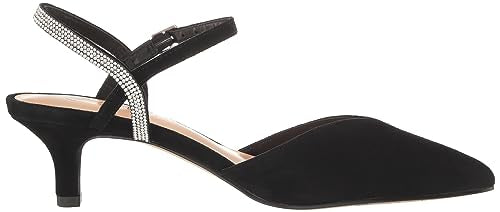 Bella Vita Women's Katriana Pump, Black Suede Leather, 7 Wide
