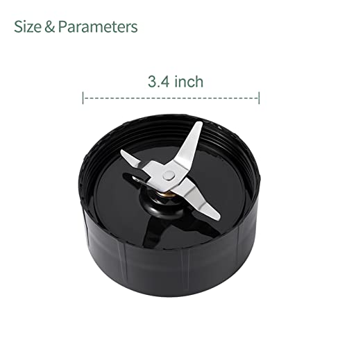 (Pack of 2) Cross Blade Blender Magic Bullet Replacement Parts Compatible with 250-watt Magic Bullet MB1101 Series Blender, Juicer and Mixer