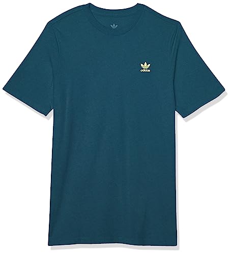 adidas Originals Unisex Kid's Adicolor T-Shirt, Arctic Night/Pulse Yellow, XX-Small