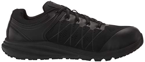 KEEN Utility Men's Vista Energy Low Height Sneakers Composite Toe Industrial Work Shoes, Vapor/Black, 11