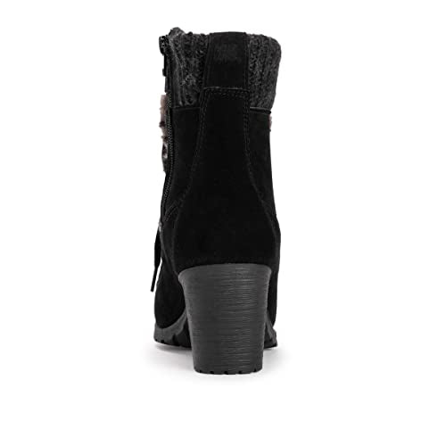 MUK LUKS Women's Lacy Lilah Boots, Black, 6