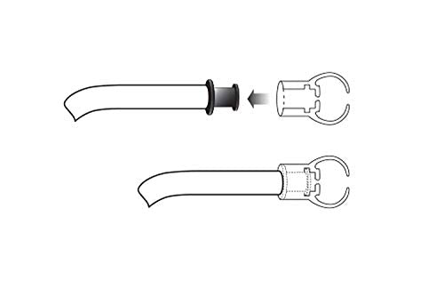 ADC 612BK Adscope Lite Model 612 Lightweight Platinum Clinician Stethoscope with Tunable AFD Technology, 30.5" Length, Black