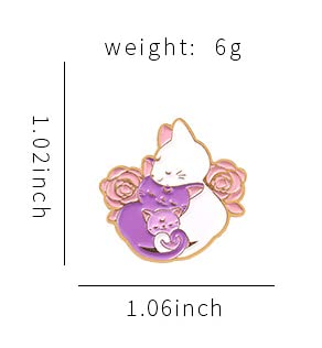 lianiser Black Cat Enamel Pins for Backpacks Cute Enamel Brooches Button Pins Bulk Kawaii Accessories Novelty Cartoon Animal Funny Pins Lovely Mini Lapel Enamel Queen Pins for Backpacks Set Green Pink Yellow Blue Purple Badges Clothing Bags Jackets for Wo