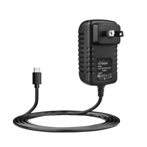 Jytyto 5V USB Type C AC/DC Adapter Replacement Charger for LAMPICK C055 Travel Makeup Mirror with Lights 1000 mAh Rechargeable Battery DC5V