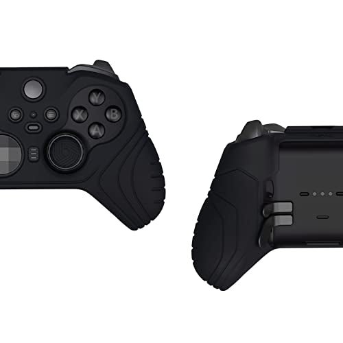 PlayVital Samurai Edition Anti Slip Silicone Case Cover for Xbox Elite Wireless Controller Series 2 Core, Ergonomic Soft Rubber Skin Protector for Xbox Elite Series 2 with Thumb Grip Caps - Purple