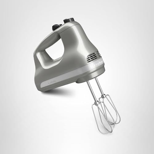 KitchenAid 5-Speed Ultra Power Hand Mixer - KHM512, Contour Silver