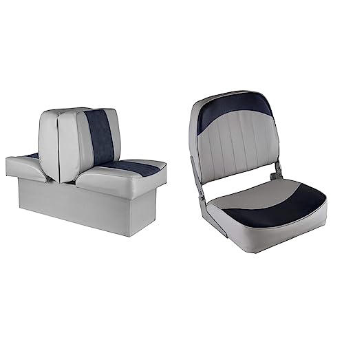 Wise 8WD707P-1-660 Deluxe Lounge Seat (Grey/Navy)