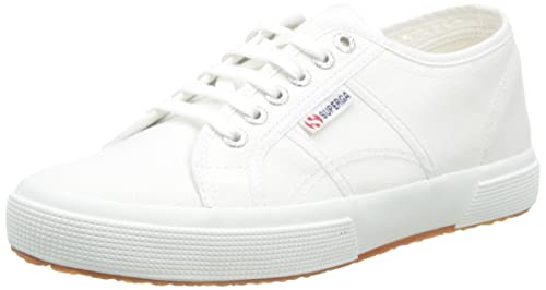 Superga unisex adult S000010 Sneaker, White, 11 Women 9.5 Men US