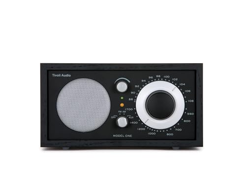 Tivoli Audio Model One AM/FM Table Radio in Black/Silver (M1BBS)