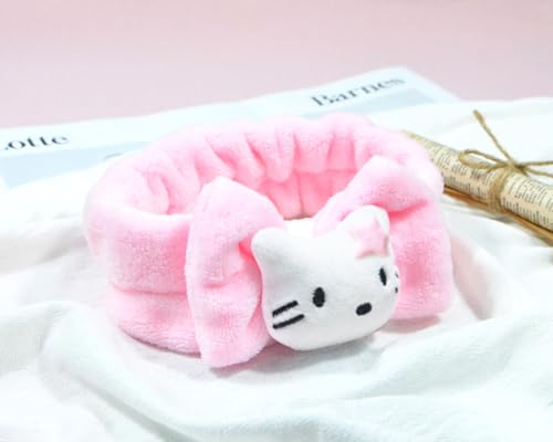 GGJQQDM Kawaii Headband for Spa, Makeup, Face Washing & Pajama Parties - Suitable for Girls and Women (F)