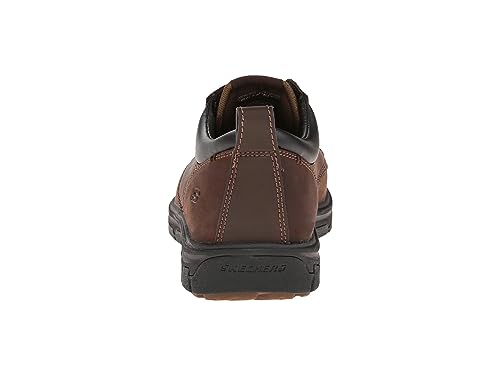 Skechers mens Segment Rilar Oxford, Brown, 9.5 US
