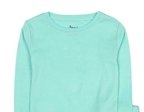 Leveret Boys Girls Kids Two Piece Cotton Pajamas Solid Purple 3 Year