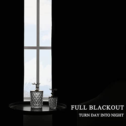 Central Park Cream Blackout Pinch Pleat Window Curtain for Bedroom Living Room Luxury Silk Panels with Full Blackout Liner Backtab Drapes with 12 Hooks (Ring not Include), 58"x84", 1 Panel