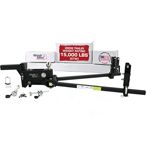 Weigh Safe True Tow Middleweight Anti Sway Weight Distribution Hitch 4" Drop 2" Shank 12,500 lb Tow Rating