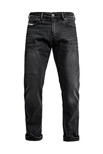 John Doe Taylor Monolayer XTM Motorcycle Jeans Men with Protectors Black 33/32