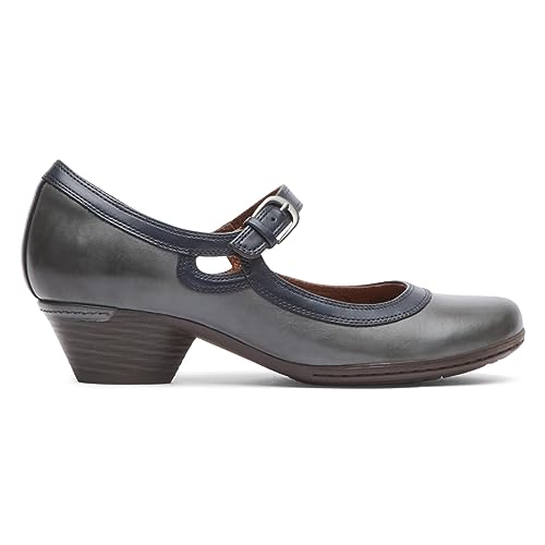 Cobb Hill Women's Laurel Maryjane Loafer, Black Leather, 8.5