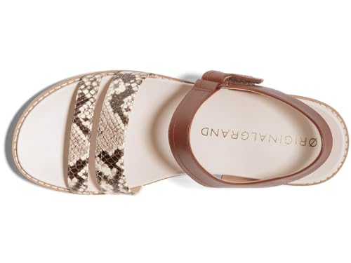 Cole Haan Women's Originalgrand Peyton Flatform Sandal, Denim Multi, 10