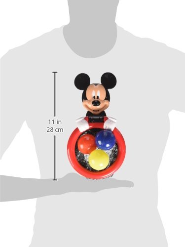 The First Years Disney Mickey Mouse Shoot and Store Baby Bath Toy - Baby Toys for Bathtub, Pool, and Everyday - Baby Bath Essentials