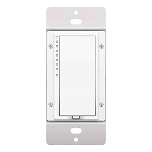 Insteon Smart Dimmer Wall Switch, 600W, 2477D (White) - Needs Neutral Wire - Requires Insteon Hub for Voice Control with Amazon Alexa and Google Assistant