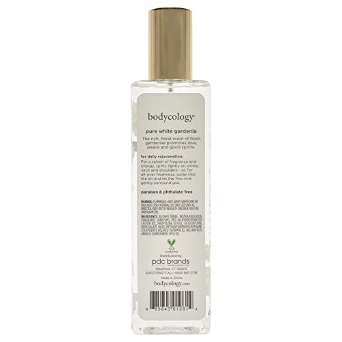 Bodycology Pure White Gardenia Fragrance Mist Women 8 oz