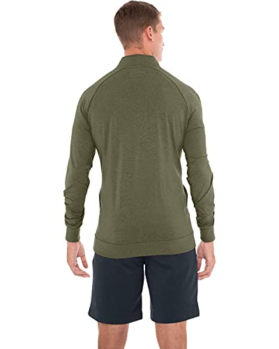 Three Sixty Six Mens Lightweight Dry Fit Pullover - Long Sleeve Half Zip Golf Jacket for Men