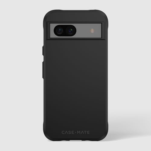 Case-Mate Google Pixel 8a Case 2024 Model, 6.1" | 12FT Drop Protection Google Pixel 8a Phone Case | Wireless Charging Case for Pixel 8a w/Anti-Fingerprint & Anti-Scratch Coating | Tough Black Case